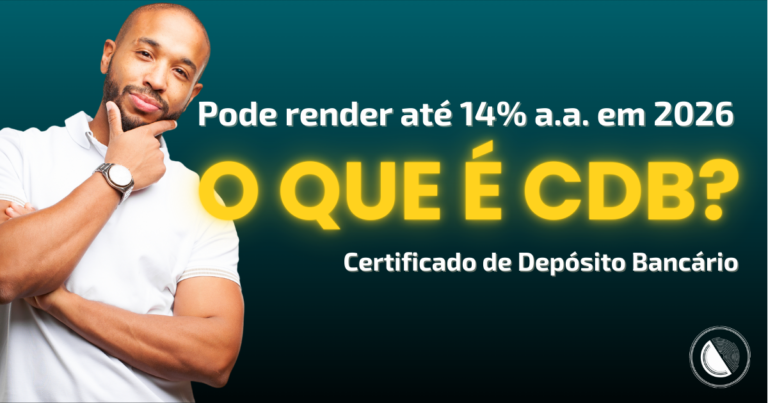 Homem preto feliz por entender e investir em CDB - Certificado de Depósito Bancário