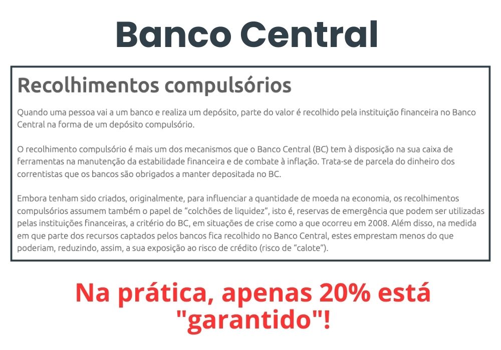 Garantia do Deposito Compulsorio Garantia do Deposito Compulsorio