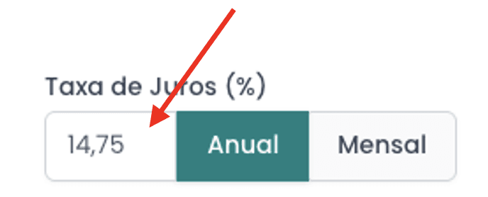 Taxa de Juros Calculadora de Juros Compostos