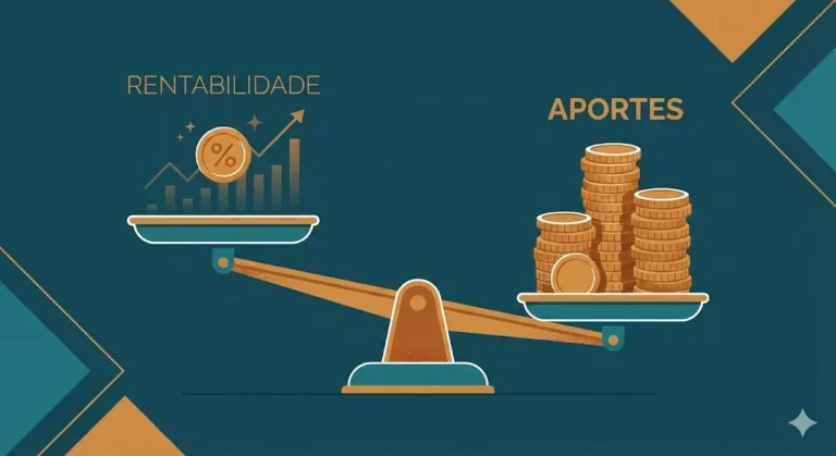 Como investir na POUPANÇA e ter casa, carro e viajar todo ano 21 Imagem mostrando que os aportes possuem mais importância que as taxas de rentabilidade