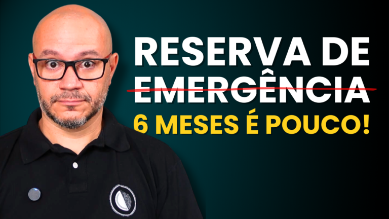 6 meses de reserva não são suficientes para a maioria. Veja onde guardar, quanto guardar de verdade e como chegar a 24 meses com o Tesouro Selic