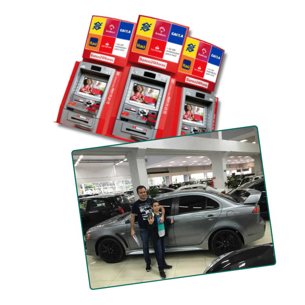 Lancer GT e Banco 24 Horas