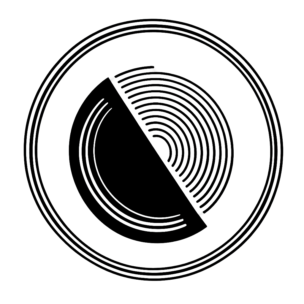 Logotipo do Meia Ficha em Cores Preta e Fundo Branco