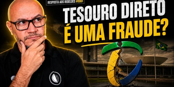 Homem questionando se o Tesouro Direto é Uma Fraude?